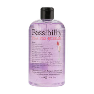 Possibility Pink Fizz Bubbles 3 in 1 Body Wash & Bath Foam